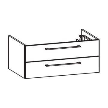 Pelipal PCON Waschtischunterschrank 115 cm Skizze