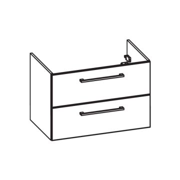 Pelipal PCON Waschtischunterschrank 70 cm Skizze