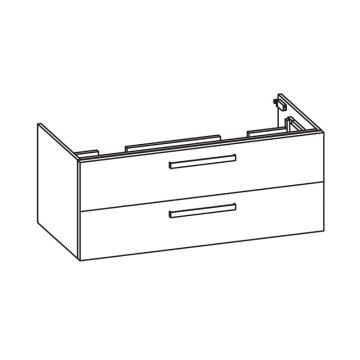 Pelipal PCON Waschtischunterschrank 120 cm Skizze