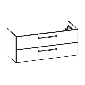 Pelipal PCON Waschtischunterschrank 115 cm Skizze