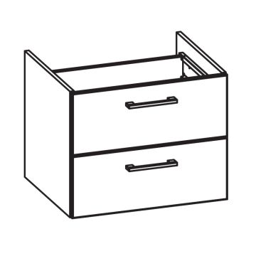 Pelipal PCON Unterschrank 60 cm Skizze