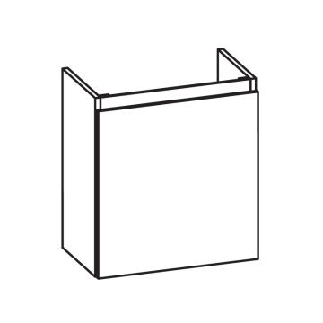 Pelipal PCON Waschtischunterschrank 49 cm Skizze