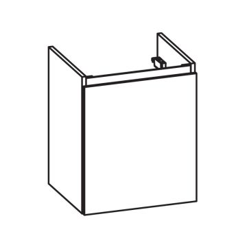 Pelipal PCON Waschtischunterschrank 45 cm Skizze
