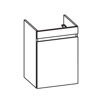 Pelipal PCON Waschtischunterschrank 45 cm Skizze