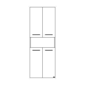 Pelipal Serie 7040 Hochschrank - 60 cm