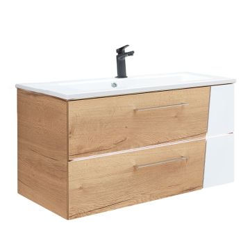 Pelipal Serie 7040 Mineralmarmor-Waschtisch mit Unterschrank - 92 cm