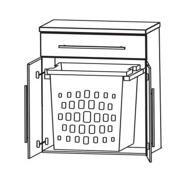 Puris Fine Line Highboard - 60 cm Skizze