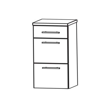 Puris Fine Line Highboard - 30 cm Skizze