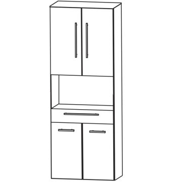 Puris Fine Line Hochschrank - 60 cm Skizze