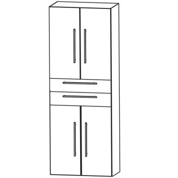 Puris Fine Line Hochschrank - 60 cm Skizze