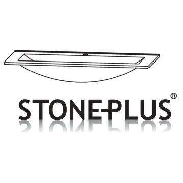 Puris Fine Line Möbelwaschtisch - 92 cm, STONEPLUS weiß Skizze