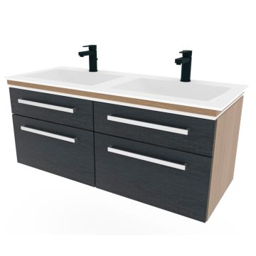 Puris Cool Line Waschtisch mit Unterschrank Set 9 - 122 cm