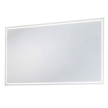 Puris Kera Plan Flächenspiegel - 160 cm, mit umlaufender LED Beleuchtung