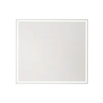 Puris Kera Plan Flächenspiegel - 80 cm, mit umlaufender LED Beleuchtung