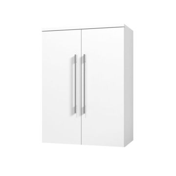 Puris Kera Plan Highboard - 60 cm, mit 2 Türen, 2 Glasfachböden