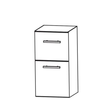 Puris Kera Plan Unterschrank - 30 cm, mit 2 Auszügen
