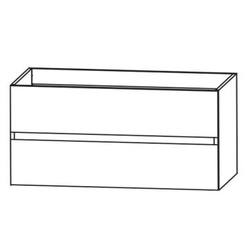 Puris Kera Plan Plattenunterschrank - 120 cm Skizze