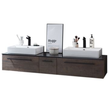 Puris Kera Plan Waschtisch mit Unterschrank Set 5 - 170,6 cm