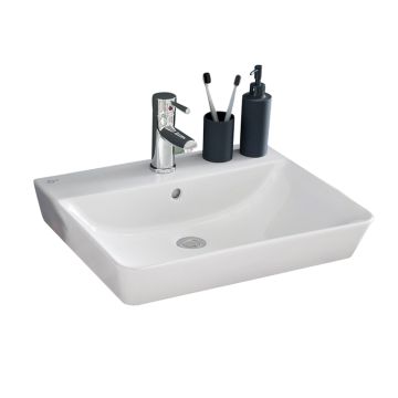 Puris Kera Plan Keramik Aufsatzwaschtisch Connect Air 55 cm