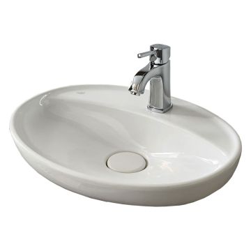 Puris Kera Plan Keramik Aufsatzwaschtisch Melbourne oval 60 cm