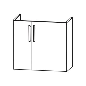 Puris Kera Plan Waschtischunterschrank Geberit iCon 530 Skizze