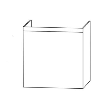 Puris Kera Plan Waschtischunterschrank - 45 cm Skizze