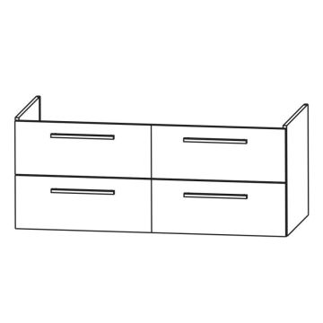 Puris Kera Plan Waschtischunterschrank - 115 cm Geberit iCon light 1200