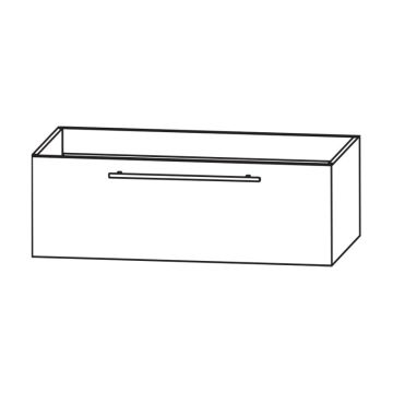 Puris Kera Plan Waschtischunterschrank - 80 cm Skizze