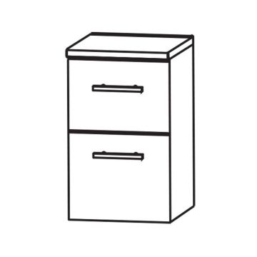 Puris Swing Unterschrank 40 cm Skizze