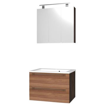 Puris Fresh Badmöbelset 3 - 70 cm Spiegelschrank Serie A