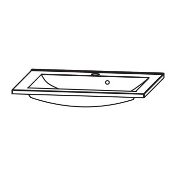 Puris Fresh Glaswaschtisch 71,2 cm