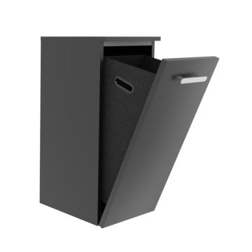 Puris Linea Highboard mit 1 Wäschekippe 30 cm offen