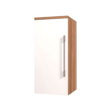 Puris Linea Highboard 40 cm mit 1 Tür und Abdeckplatte