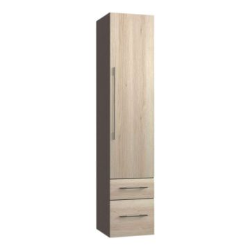 Puris Linea Hochschrank mit 1 Tür 1 Schubkasten und 1 Auszug 40 cm