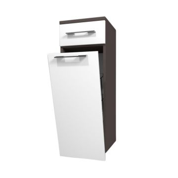 Puris Vuelta Highboard - 30 cm, 1 Schubkasten, 1 Wäschekippe offen