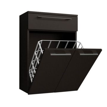Puris Vuelta Highboard - 60 cm, 1 Schubkasten, 1 Wäschekippe offen