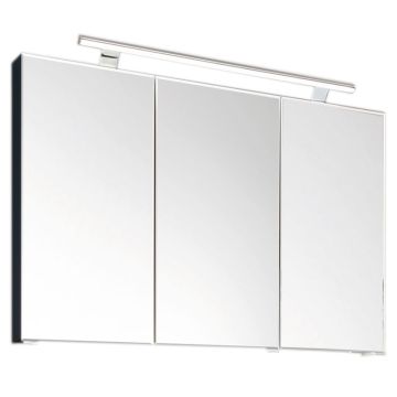 Puris Vuelta Spiegelschrank Serie A mit LED Aufbauleuchte 140 cm