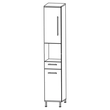 Puris Quada Hochschrank - 30 cm