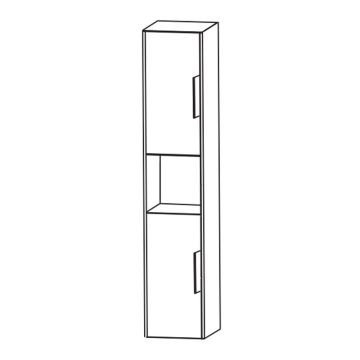 Puris D.Light Hochschrank - 32 cm Skizze