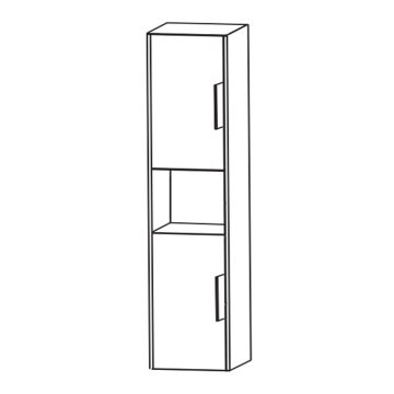 Puris D.Light Hochschrank - 42 cm Skizze