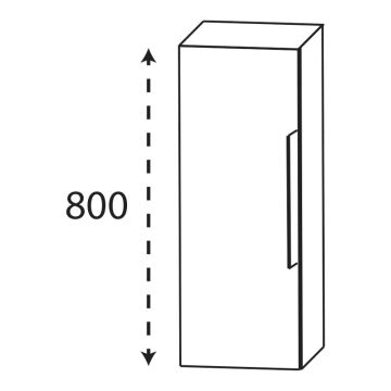 Puris Modern Life Highboard - 30 cm Skizze