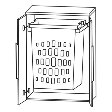 Puris Rounds Highboard - 60 cm Skizze
