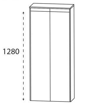 Puris New Xpression Mittelschrank - 62,5 cm Skizze