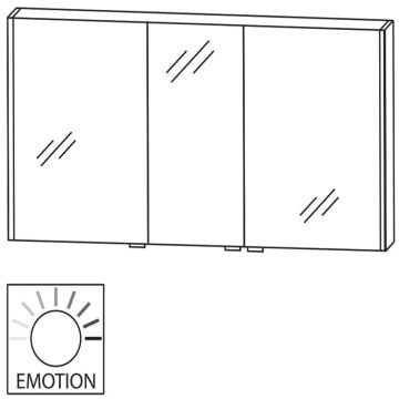 Puris New Xpression Spiegelschrank - Skizze