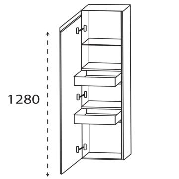 Puris Cpuro Mittelschrank - 40 cm Skizze