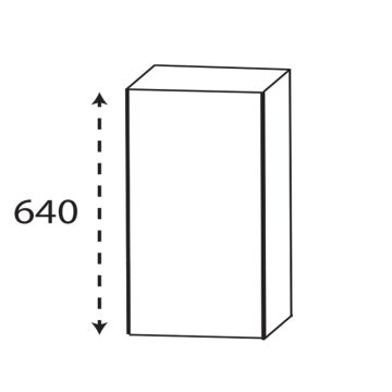 Puris Cpuro Oberschrank - 40 cm Skizze