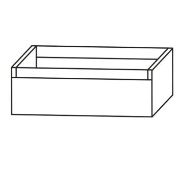 Puris Vialli Unterschrank / Anbauelement - 100 cm Skizze