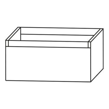 Puris Vialli Unterschrank / Anbauelement - 100 cm Skizze