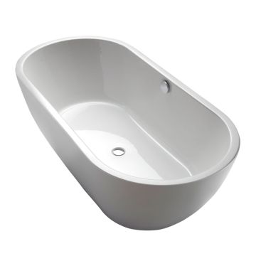 Repabad Livorno Freistehende Badewanne - 190/90 oval F - Acryl