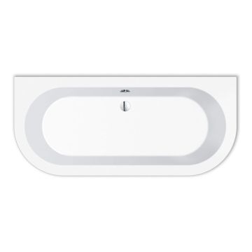 Repabad Livorno Oval-Badewanne Acryl - Livorno 165/75 oval Wand